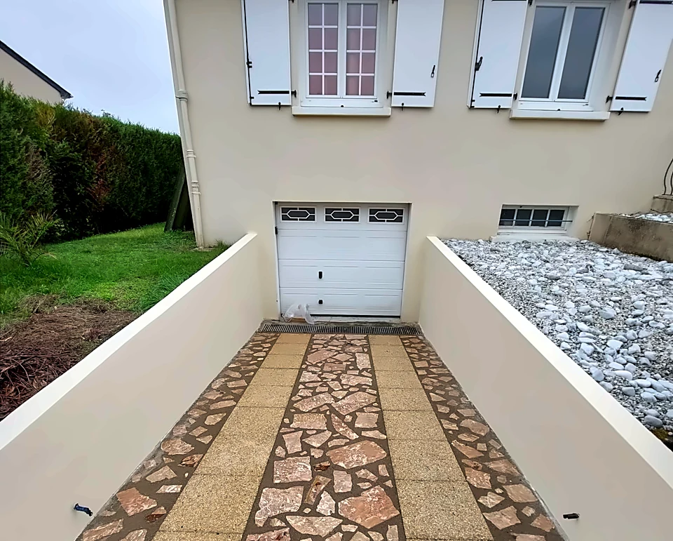 Murets de descente de garage